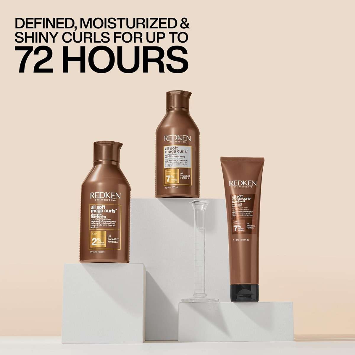 Redken All Soft Mega Curls Shampoo For Extremely Dry Curly & Coily Hair - Nourishes & Softens Severely Dry Hair, Sulfate Free - Image 5