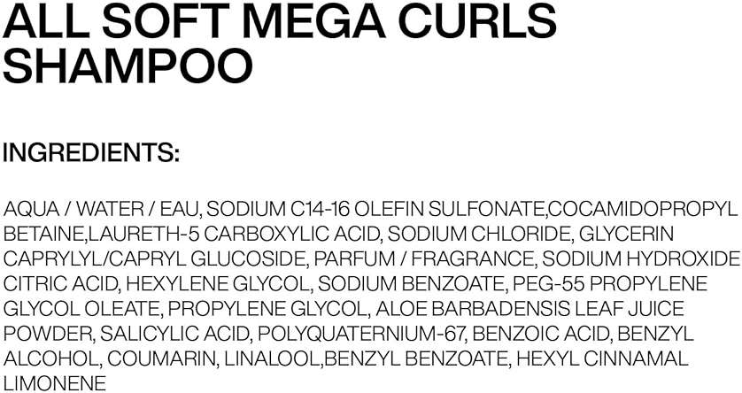 Redken All Soft Mega Curls Shampoo For Extremely Dry Curly & Coily Hair - Nourishes & Softens Severely Dry Hair, Sulfate Free - Image 10