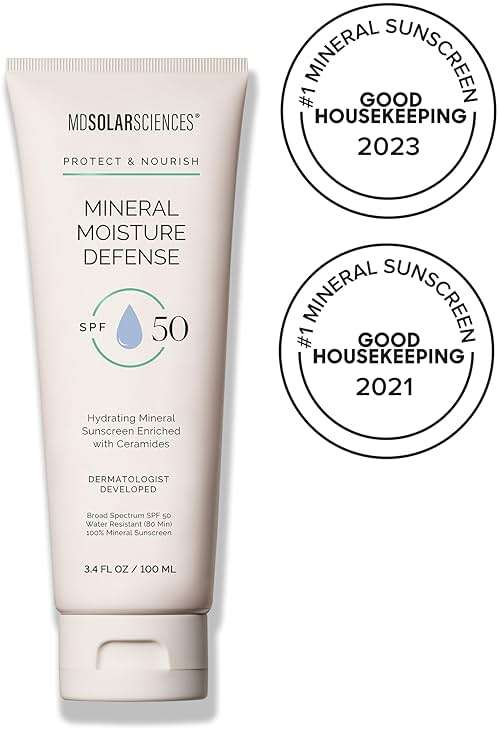 MDSolarSciences Mineral Moisture Defense SPF 50 Sunscreen for Body and Face - Image 2