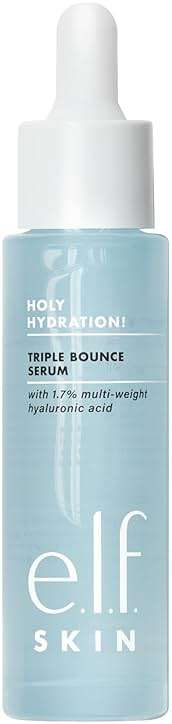 e.l.f. SKIN Holy Hydration! Triple Bounce Serum, 1.7% Hyaluronic Acid Serum For Plump, Bouncy Skin, Moisturizing & Hydrating, Vegan & Cruelty-Free - Image 1