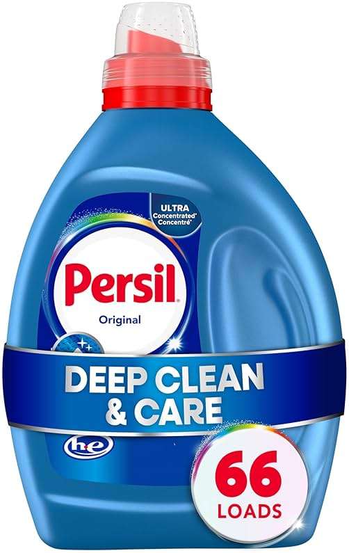 Persil Original Everyday Clean Liquid Laundry Detergent, 50 Fl Oz, 66 Loads, Ultra Concentrated, Deep Clean & Care for Colors & Whites, Laundry Soap for All Water Temperatures, HE Safe - Image 1