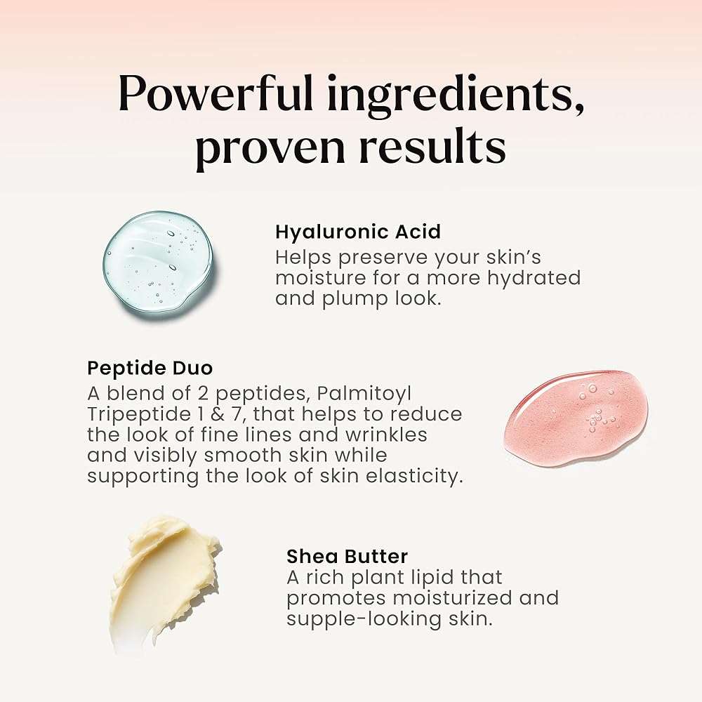 MAËLYS B-GLOSSY Hyaluronic Acid Body Serum - Firming & Hydrating Body Serum for Crepey Skin - Peptides + Meadowfoam - Helps Smooth Look of Wrinkles & Aging Skin - Lightweight Firming Serum (3.4 Fl Oz) - Image 5