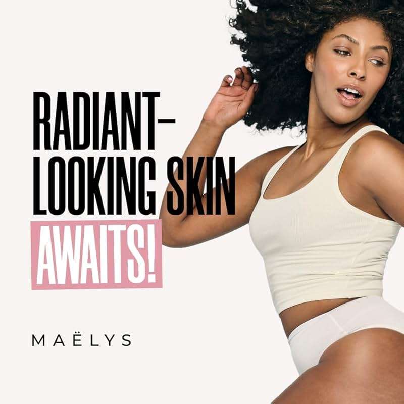 MAËLYS B-GLOWY Brightening Body Serum for Dark Spots - Supports Even Looking Skin - Peptide Formula with Niacinamide & Meadowfoam Oil (3.4 Fl Oz) - Image 2