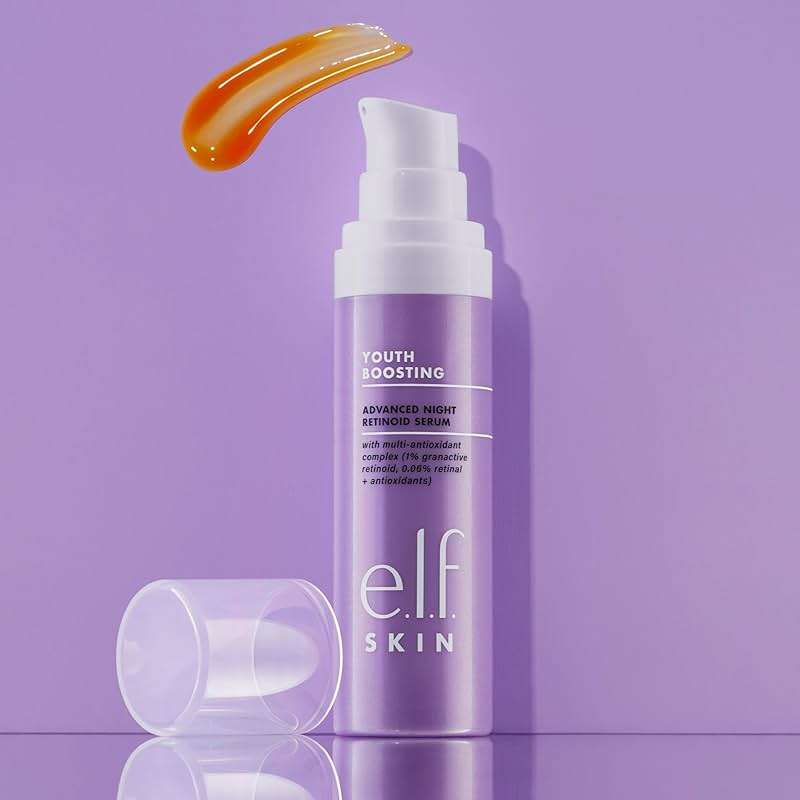 e.l.f. SKIN Youth Boosting Advanced Night Retinoid Serum, Anti-Aging Serum For Reducing Appearance of Fine Lines & Wrinkles, Vegan & Cruelty-Free - Image 4