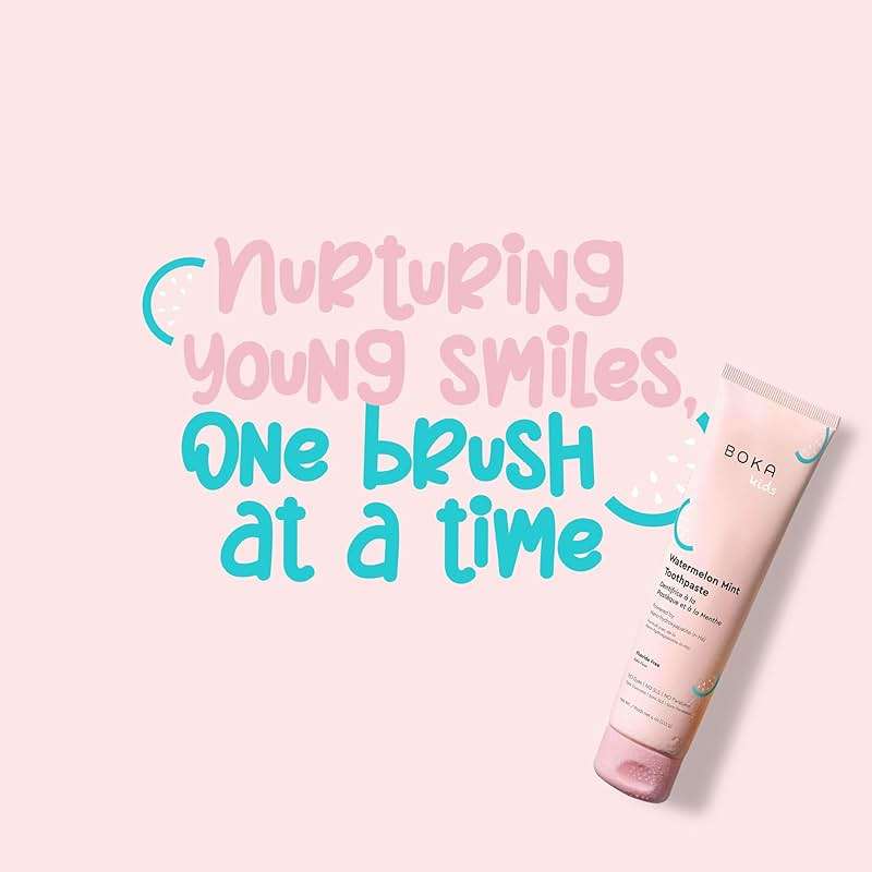 Boka Fluoride Free Toothpaste Nano Hydroxyapatite Toothpaste - Watermelon Mint Flavor, 4 oz 1Pk US Manufactured - Image 7