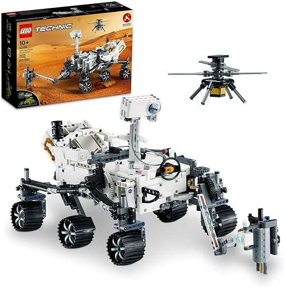LEGO Technic NASA Mars Rover Perseverance Building Toys - STEM Model Kit for Boys & Girls, Ages 10+ Years - Gifts for Birthdays - Detailed Set for Display - 42158 - Image 2