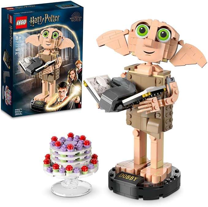 LEGO Harry Potter Dobby The House-Elf Building Toy Set, Build and Display Model of a Beloved Character from The Harry Potter Franchise, for 8 Year Old Boys' and Girls' Birthday, 76421 - Image 1