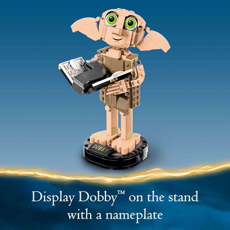 LEGO Harry Potter Dobby The House-Elf Building Toy Set, Build and Display Model of a Beloved Character from The Harry Potter Franchise, for 8 Year Old Boys' and Girls' Birthday, 76421 - Image 3