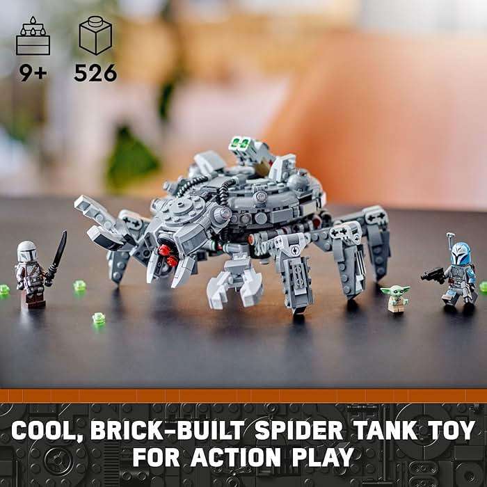 LEGO Star Wars Spider Tank Building Toy - Pretend Play Mech for Boys & Girls, Ages 9+ Years - Star Wars Toys for Fans - Gifts for Kids - 75361 - Image 2