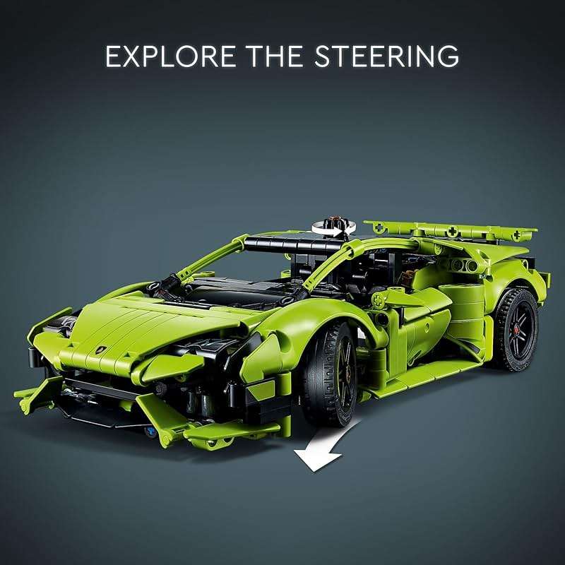 LEGO Technic Lamborghini Huracán Tecnica Advanced Sports Car Building Kit for Kids Ages 9 and up Who Love Engineering and Collecting Exotic Sports Car Toys, 42161 - Image 4