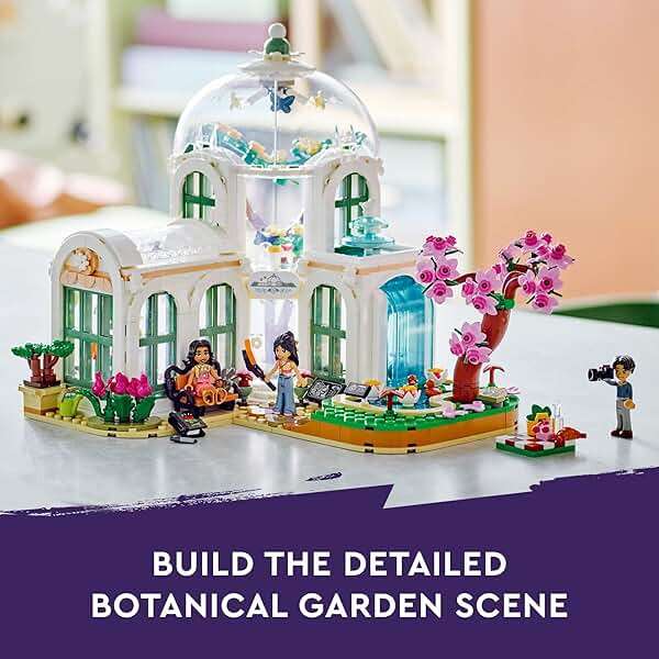 LEGO Friends Botanical Garden Building Toy Set, A Creative Project for Ages 12+, Build and Display a Detailed Greenhouse Scene, A Gift for Kids and Teens Who Love Flowers and Plants, 41757 - Image 3