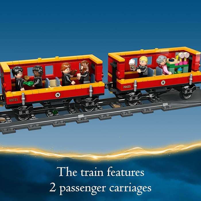 LEGO Harry Potter Hogwarts Express & Hogsmeade Station Building Toy - Pretend Play and Display Decor for Boys & Girls, Ages 8+ - Gift Idea for Birthdays - 76423 - Image 4