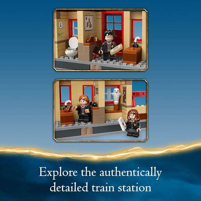 LEGO Harry Potter Hogwarts Express & Hogsmeade Station Building Toy - Pretend Play and Display Decor for Boys & Girls, Ages 8+ - Gift Idea for Birthdays - 76423 - Image 6