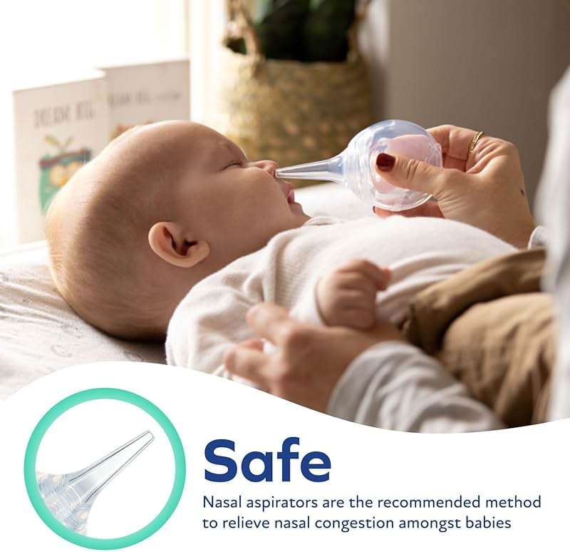Dr. Talbot's Nasal Aspirator for Babies - Silicone - Includes Storage Case - Clear - Image 4