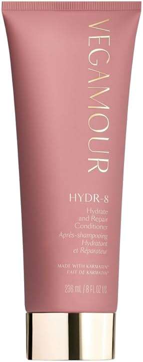 VEGAMOUR HYDR-8 Hydrate and Repair Conditioner - Hydrating Conditioner with Marula Oil, Moringa Oil, Ceramides & Biotin, Natural Conditioner for Dry Hair - Image 1