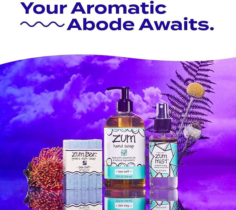 Indigo Wild Zum Bundle - Zum Bar Goat's Milk Soaps & Zum Mist - Soap Bars & Room & Body Spray - Perfect for Self-Care - Frankincense & Myrrh Scent - 2 Soap Bars (3 oz) & 1 Zum Mist (4 fl oz) - Image 4