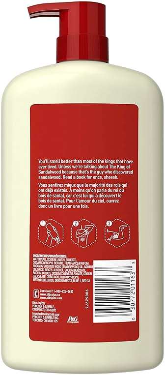Old Spice Cleansing Body Wash for Men, 24/7 Shower Fresh with Lasting Scent, Cleanse & Refresh, Gentle on Skin, Vitamin B3, Timber with Sandalwood + Cypress Scent, 30 oz (Pack of 4) - Image 2