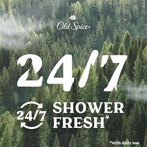 Old Spice Cleansing Body Wash for Men, 24/7 Shower Fresh with Lasting Scent, Cleanse & Refresh, Gentle on Skin, Vitamin B3, Timber with Sandalwood + Cypress Scent, 30 oz (Pack of 4) - Image 5