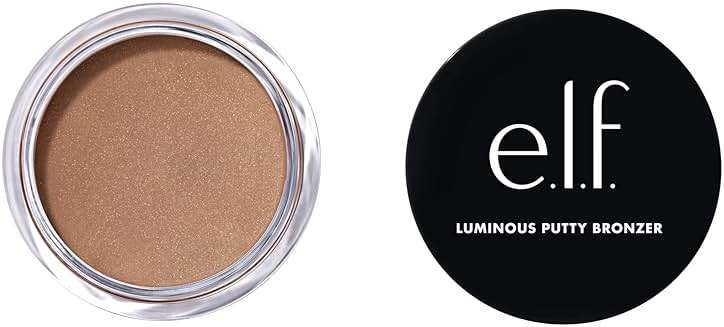 e.l.f. Luminous Putty Bronzer, Lightweight Putty-to-Powder Bronzer For A Radiant, Glowing Finish, Highly Pigmented, Vegan & Cruelty-Free, Summer Fridays - Image 1