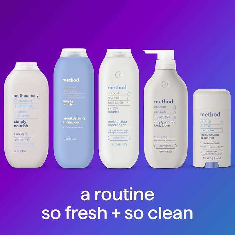 Method Body Wash, Simply Nourish, Paraben and Phthalate Free, 28 oz (Pack of 1) - Image 9