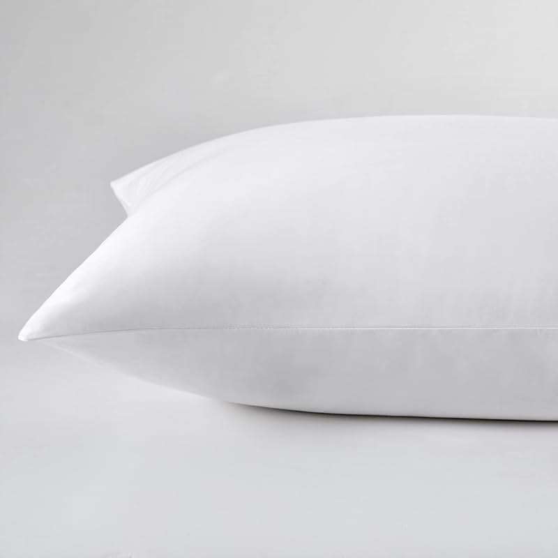 LOSAFEFE 100% Cotton Zippered Pillow Cases Standard Size Set of 4, Super Soft & Breathable Pillow Protectors with Zipper, White Pillow Case Covers 20x26 Inches - Image 5