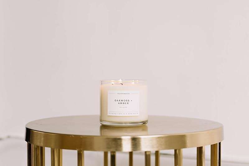 Calyan Wax Co. Seaside & Citrus 3 Wick Scented Candle - 43 Hour Burn - Luxury 3 Wick Soy Candles - Clean Soy Wax Candles - Long Lasting Large Glass Jar Candle for Home - 14.9oz - Image 6