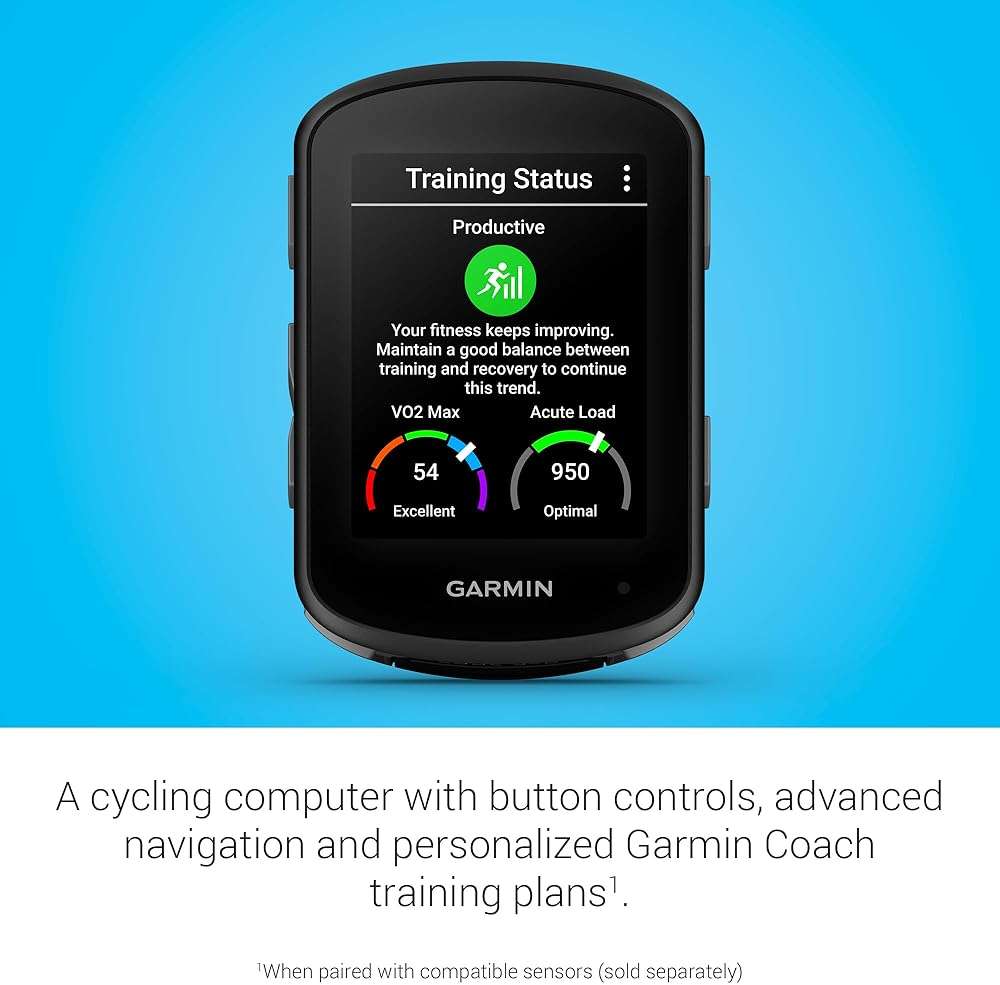 Garmin Edge 540, Compact GPS Cycling Computer with Button Controls, Targeted Adaptive Coaching, Advanced Navigation and More - Image 3