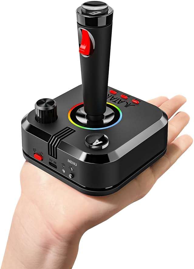 My Arcade Atari Game Station Pro: Retro Video Game Console with 200+ Games, Wireless Joysticks, RGB LED Lights - Image 4