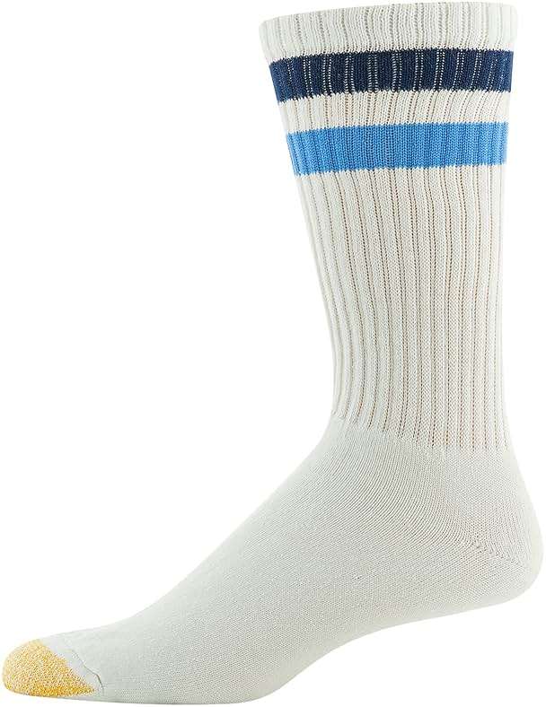 GOLDTOE Men's 656S Cotton Crew Athletic Socks (Multipack) - Image 4