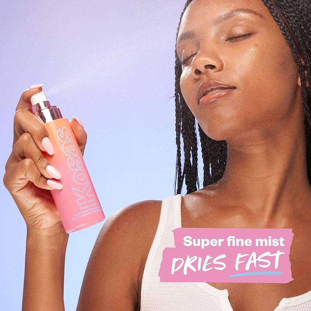 Kosas Plump and Juicy Vegan Collagen Spray - On Serum, Made in USA - Visibly Firms, Soothes, and Hydrates the Skin - 3.38 Oz - Image 5