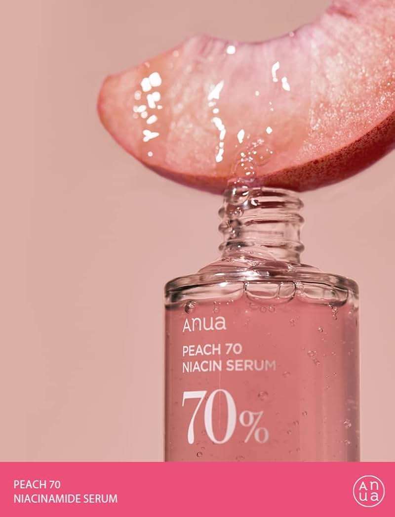Anua Peach 70 Niacinamide Serum, Daily Glow Serum For Face, Skin Tone & Dullness Care with Vitamin B12, Lightweight, Hydrating For Glass Skin Effect, Korean Skin Care, 1.01 fl.oz - Image 3