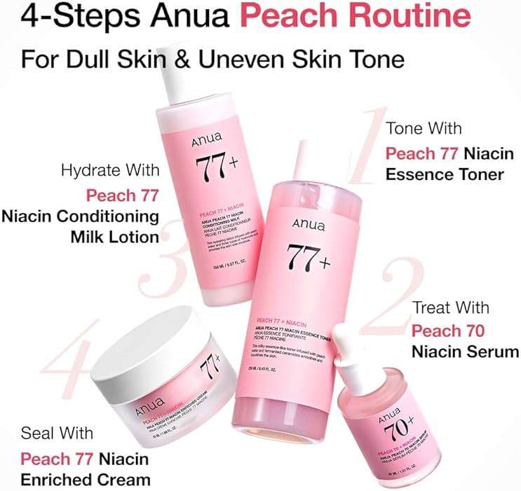 Anua Peach 70 Niacinamide Serum, Daily Glow Serum For Face, Skin Tone & Dullness Care with Vitamin B12, Lightweight, Hydrating For Glass Skin Effect, Korean Skin Care, 1.01 fl.oz - Image 6