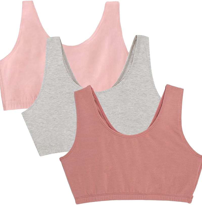 Fruit of the Loom Women's Cotton Tank Bra for Women - Ultimate Comfort & Breathable Fit - Image 1
