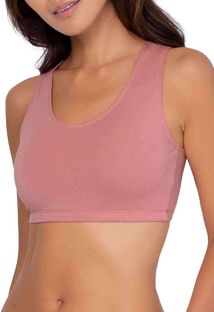 Fruit of the Loom Women's Cotton Tank Bra for Women - Ultimate Comfort & Breathable Fit - Image 3