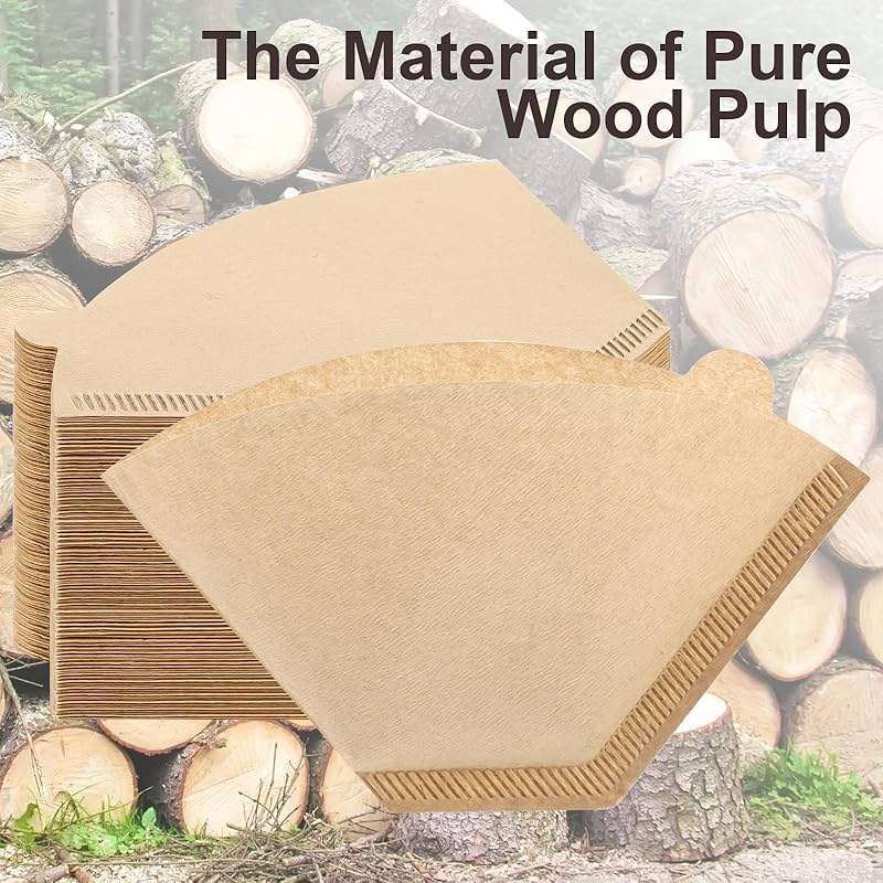200 Count Coffee Filter #2, 2 Coffee Filters Cone Unbleached Disposable Coffee Filters 2 Cone Paper Fits for Drip and Compatible with Pour Over Coffee Maker(2-6 Cup) - Image 7
