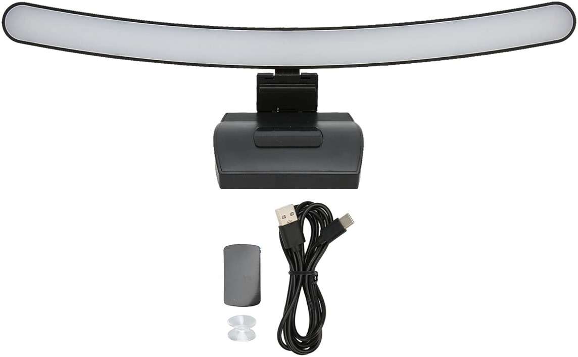 Luqeeg Curved Monitor Light Bar, Computer Monitor Lamp, Touch Dimming Screen Light Bar LED Monitor Light Reading Light with 3 Color Temp Modes & 7 Color RGB Adjustable for Office Home - Image 7