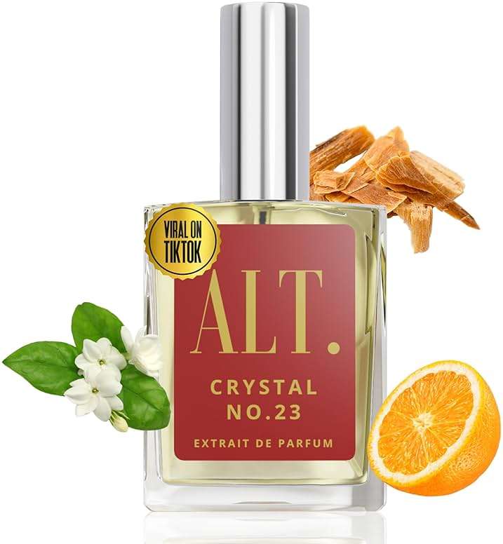 ALT. FRAGRANCES Crystal No. 23 – Inspired by Bac. Roug. 540, Unisex Perfume, Extrait de Parfum, Long Lasting Perfume for Men & Women with Jasmine, Amberwood & Cedar Notes, 100ml - Image 1