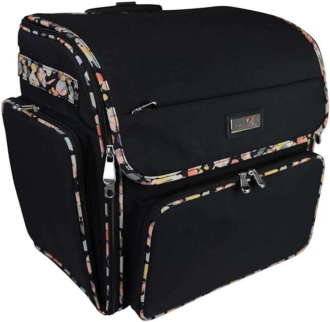 Everything Mary Wheeled Scrapbook Tote for Scrapbooking & Art - Travel Organizer Storage Bin for Paper, Glue, Tape - Image 1
