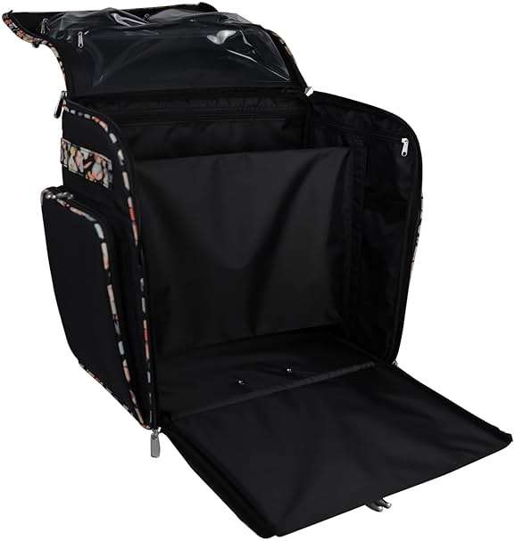Everything Mary Wheeled Scrapbook Tote for Scrapbooking & Art - Travel Organizer Storage Bin for Paper, Glue, Tape - Image 8