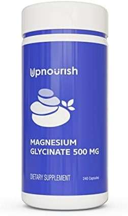UpNourish Magnesium Glycinate Chelate 500mg Capsules - Highly Absorbable Chelated Magnesium - Pure Magnesium Supplement for Sleep & Calm Support, Nervous, Muscle & Bone Health - Image 4