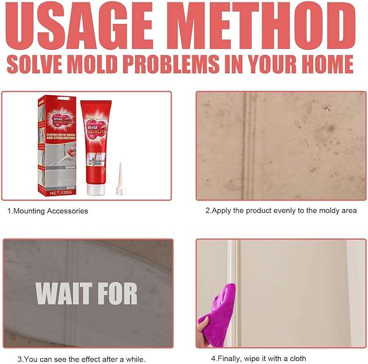 Magic Remover GEl, Household Remover GeL, Cleaner Remover Gel, Cleaning Home Tile Bathtub Remover Gel For Washing Machine Fridge Bathroom Shower - Image 4