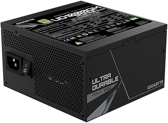 GIGABYTE GP-UD1000GM PG5 Rev2.0 - PCIe5.0 Ready - ATX3.0-1000W 80 Plus Gold Certified - Fully Modular Power Supply - Image 2