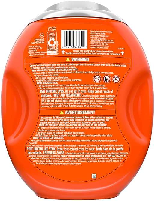 Tide Power Pods Sport Laundry Detergent Pacs, 63 Count, Advanced Sweat + Stain Fighter - Image 11