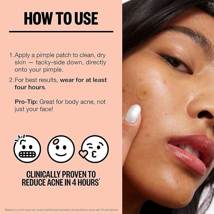 PEACE OUT Acne Healing Dots Hydrocolloid Pimple Patches, Acne Spot Treatment with Salicylic Acid, Retinol, and Aloe Vera for Blemishes and Breakouts (40 count) - Image 6