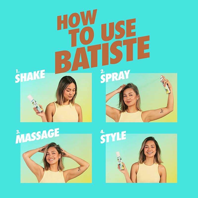 Batiste Dry Shampoo Dark 162g/5.71 oz. - Image 4