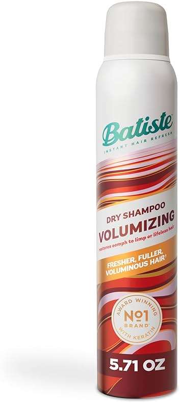 Batiste Dry Shampoo, Volumizing, Refresh Hair and Absorb Oil Between Washes, Waterless Shampoo for Added Hair Texture and Body, 5.71 oz - Image 1