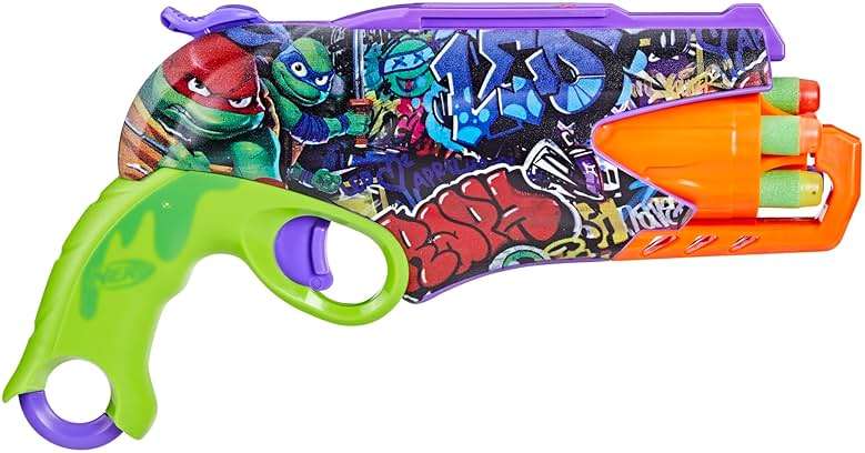 Nerf Teenage Mutant Ninja Turtles Blaster, 10 Elite Darts, Toy Foam Blasters, Ages 8 and Up - Image 10