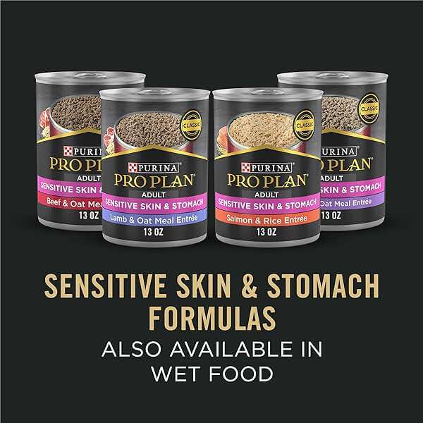 Purina Pro Plan Sensitive Skin and Stomach Dog Food Dry, Adult Salmon & Rice Formula, Digestive Health - 40 lb. Bag - Image 10