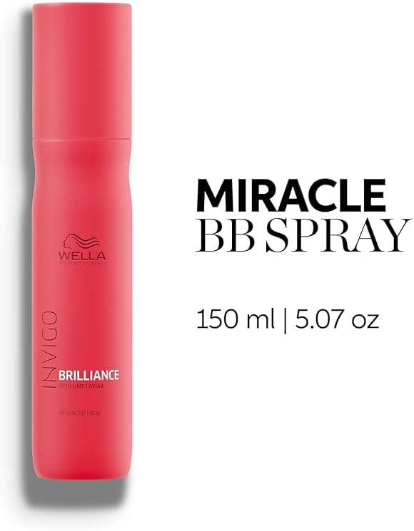 Wella Professionals Invigo Brilliance Miracle BB Hair Color Protection Spray + Wella Color Fresh Mask, Vibrant Shades, Temporary & Damage Free Color, Red - Image 2