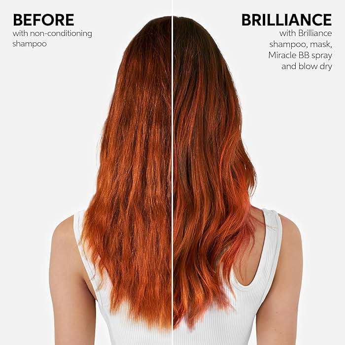 Wella Professionals Invigo Brilliance Miracle BB Hair Color Protection Spray + Wella Color Fresh Mask, Vibrant Shades, Temporary & Damage Free Color, Red - Image 5
